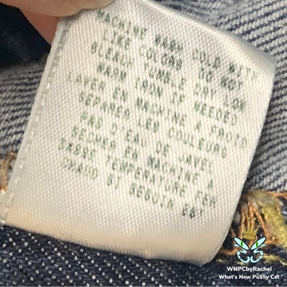 Y2K Guess Jeans Zipper Leg Capris Antique Wash, Size 28 - Picture 10 of 12